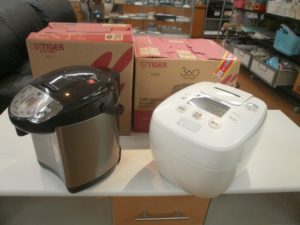 TIGER ＩＨ炊飯ジャー ＶＥ電気ポット お買取りさせて頂きました。