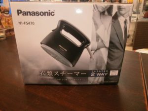 Panasonic  衣類スチーマーをお買取りさせて頂きました。
