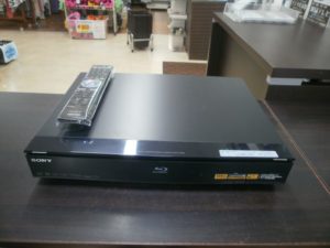 SONY　ブルーレイレコーダーをお買取りさせて頂きました！！