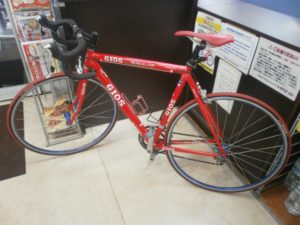 GIOS AEROLITE ロードバイクをお買取りさせて頂きました。