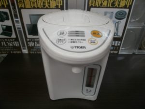 TIGER　電動ポットをお買取りさせて頂きました！！