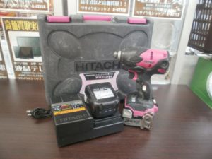 日立工機　コードレスインパクトドライバをお買取りさせて頂きました！！