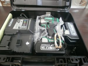 日立工機　コードレスインパクトドライバをお買取りさせて頂きました！！