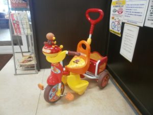 アンパンマンの三輪車をお買取りさせて頂きました！！