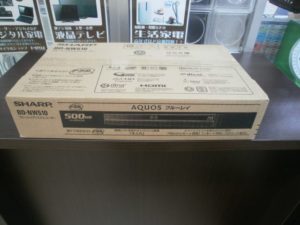 SHARP　ブルーレイディスクレコーダーをお買取りさせて頂きました！！