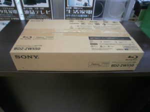 SONY　ブルーレイディスクレコーダーをお買取りさせて頂きました！！