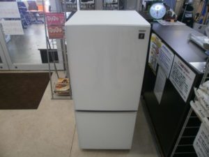 SHARP　2ドア冷蔵庫をお買取りさせて頂きました！！