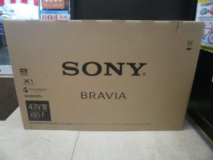 4K液晶テレビ SONY BRAVIAをお買取りさせて頂きました！！