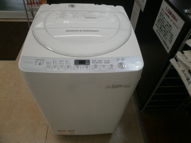 SEAL限定商品】 シャープ 全自動洗濯機（7kg） ES-T709-W - 洗濯機 - hlt.no