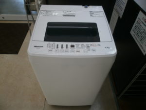 Hisense　全自動洗濯機をお買取りさせて頂きました！！