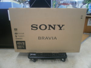 4K液晶テレビ SONY BRAVIAをお買取りさせて頂きました！！