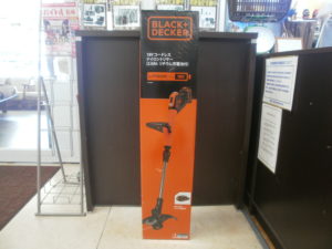 BLACK&DECKER　18V コードレスナイロントリマーをお買取りさせて頂きました！！