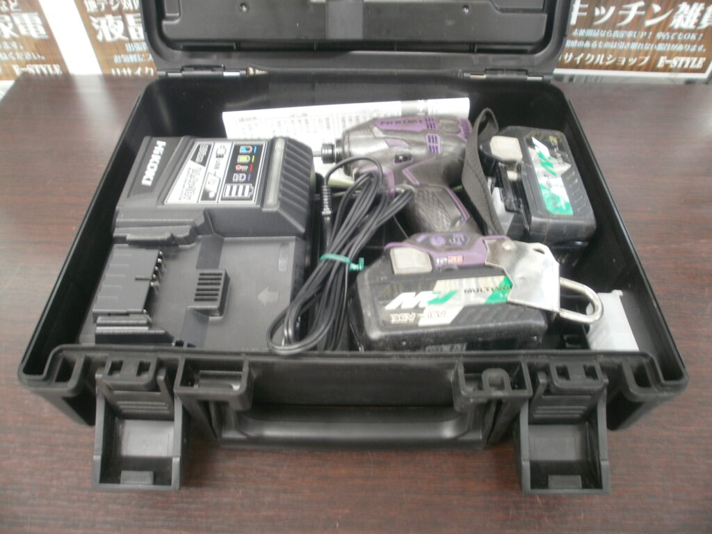 HiKOKI　コードレスインパクトドライバをお買取りさせて頂きました！！