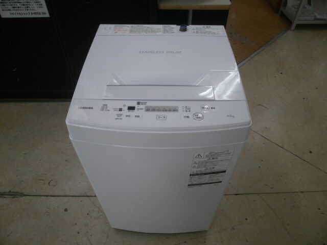 TOSHIBA 全自動洗濯機入荷 5630
