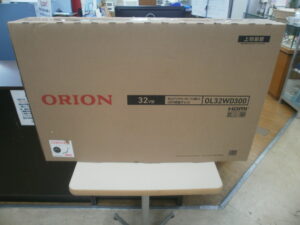 ORION　32V型液晶テレビをお買取りさせて頂きました！！